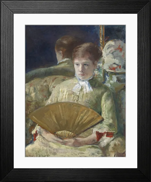 Framed Print : Miss Mary Ellison, by Mary Cassatt, 1880, American impressionist painting, oil on canvas Framed Print : Miss Mary Ellison, by Mary Cassatt, 1880, American impressionist painting, oil on canvas