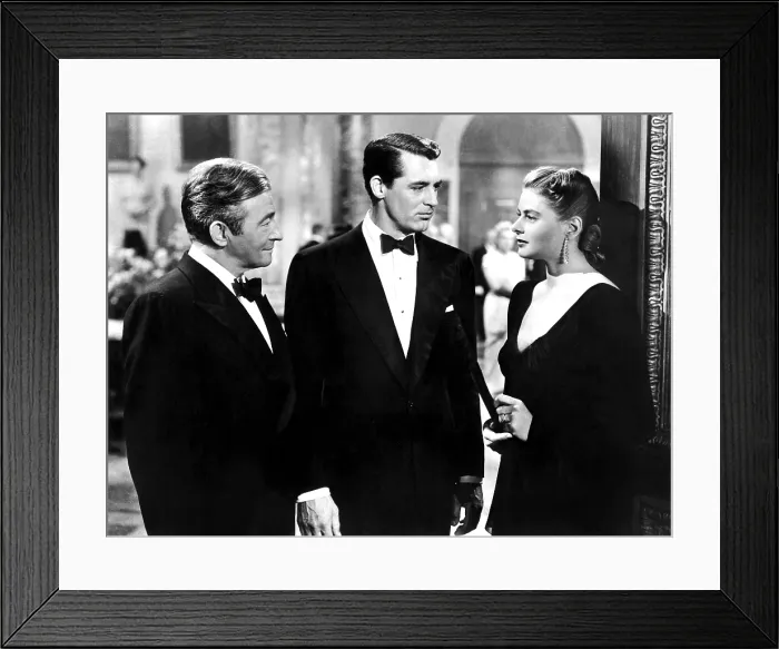 Framed Print : NOTORIOUS, Claude Rains, Cary Grant, Ingrid Bergman, 1946