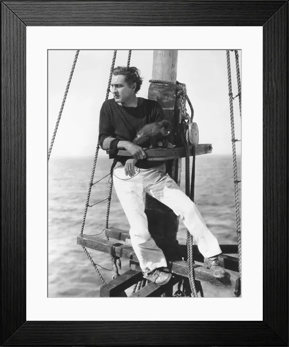 Framed Print : THE SEA BEAST, John Barrymore, 1926