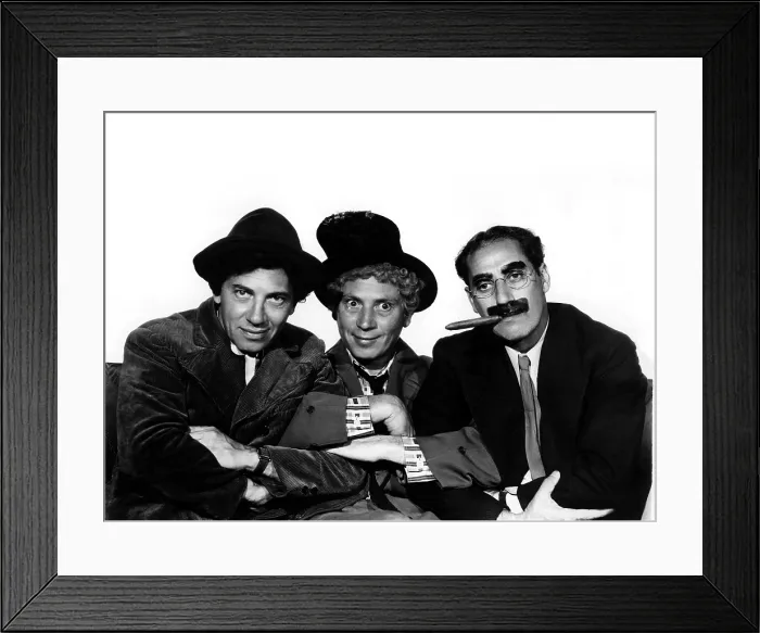 Framed Print : A NIGHT AT THE OPERA, Chico Marx, Harpo Marx, Groucho Marx [The Marx Brothers], 1935