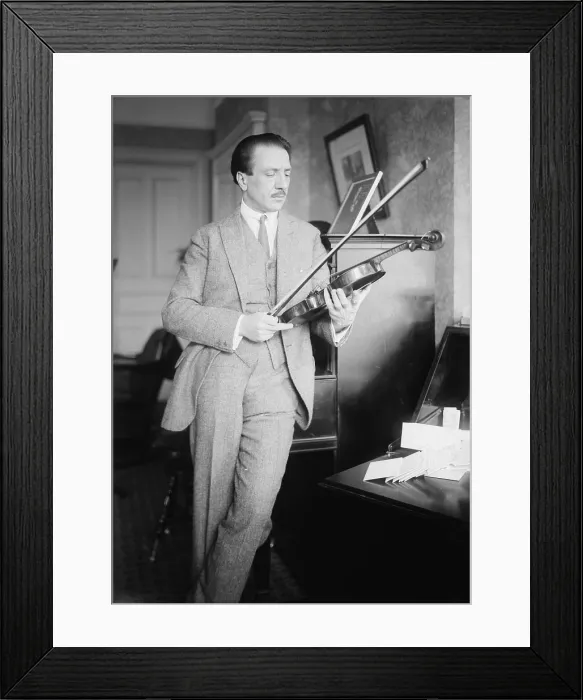 Framed Print : Jacques Thibaud (1880-1953) French virtuoso violinist Framed Print : Jacques Thibaud (1880-1953) French virtuoso violinist