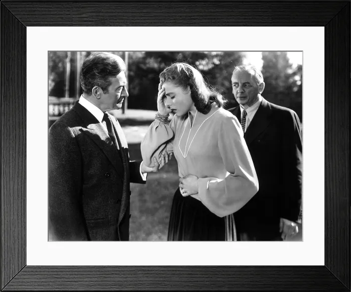Framed Print : NOTORIOUS, from left: Claude Rains, Ingrid Bergman, Reinhold Schunzel, 1946 Framed Print : NOTORIOUS, from left: Claude Rains, Ingrid Bergman, Reinhold Schunzel, 1946