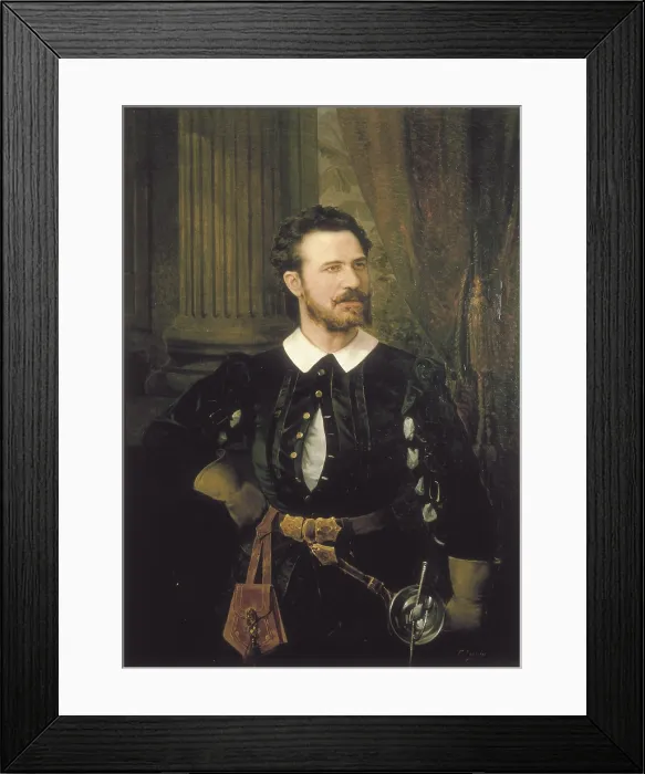 Framed Print : GAYARRE, JuliAn (1844-1890). Spanish. Painting. - P. Rotger / Iberfoto / Everett Collection (174442)**US SALES ONLY**