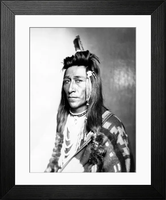 Framed Print : Measaw of the Shoshone Nation. Ca 1899 Framed Print : Measaw of the Shoshone Nation. Ca 1899