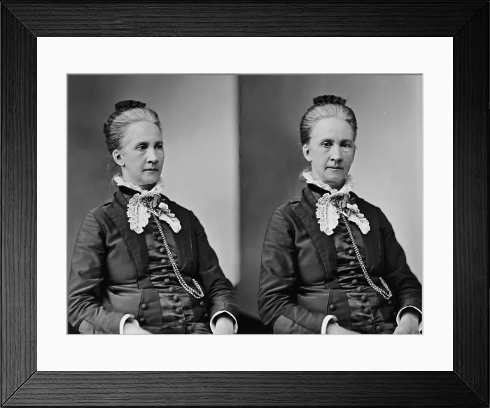 Framed Print : Belva Lockwood, lawyer, suffragist, Washington, D.C. c. 1880