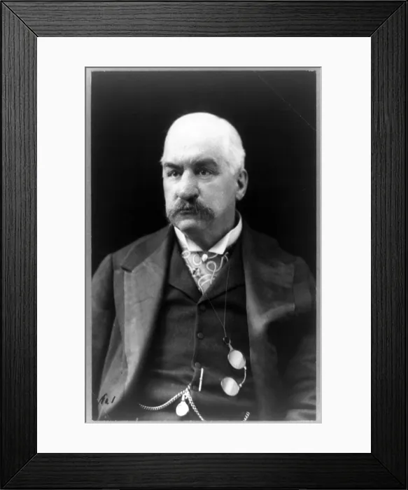 Framed Print : John Pierpont Morgan, financier / banker, c. 1902. (1837-1913) Framed Print : John Pierpont Morgan, financier / banker, c. 1902. (1837-1913)