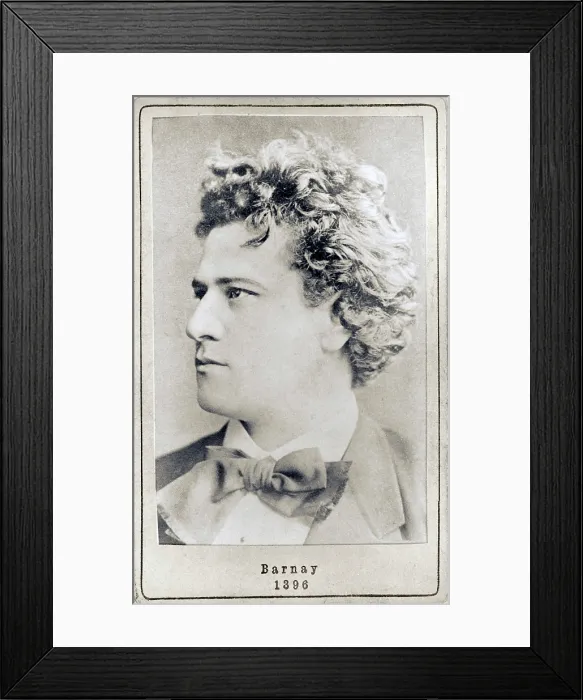Framed Print : Ludwig Barnay (1842-1924), internationally famous German actor