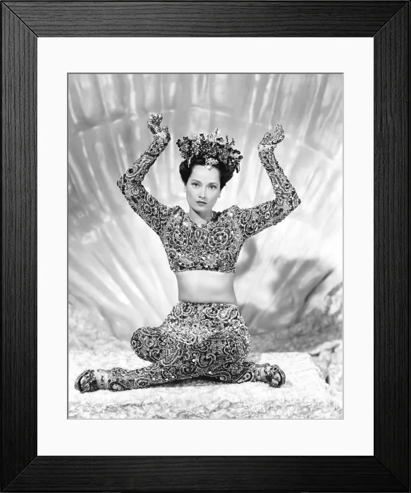 Framed Print : NIGHT IN PARADISE, Merle Oberon, 1946