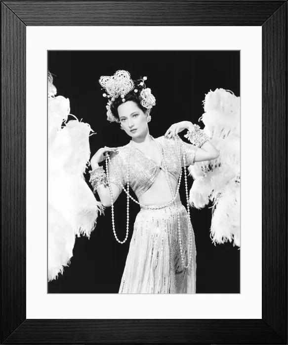 Framed Print : NIGHT IN PARADISE, Merle Oberon, 1946 Framed Print : NIGHT IN PARADISE, Merle Oberon, 1946