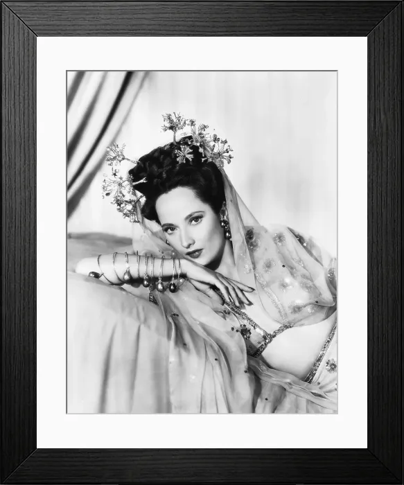 Framed Print : NIGHT IN PARADISE, Merle Oberon, 1946