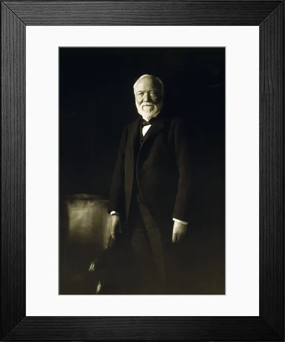 Framed Print : Andrew Carnegie, April 5, 1913