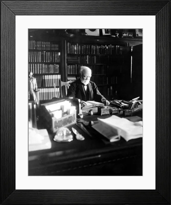 Framed Print : Andrew Carnegie, April 5, 1913