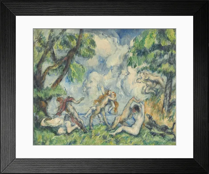 Framed Print : The Battle of Love, by Paul Cezanne, 1880, French Post-Impressionist painting, oil on canvas Framed Print : The Battle of Love, by Paul Cezanne, 1880, French Post-Impressionist painting, oil on canvas