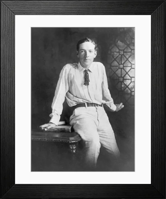 Framed Print : Upton Sinclair (1879-1968) American novelist whose best known work, 'The Jungle, ' (1906) prompted government food inspection legislation. 1906