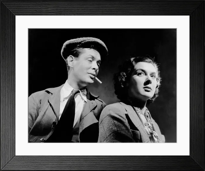 Framed Print : NIGHT MUST FALL, Robert Montgomery, Rosalind Russell, 1937