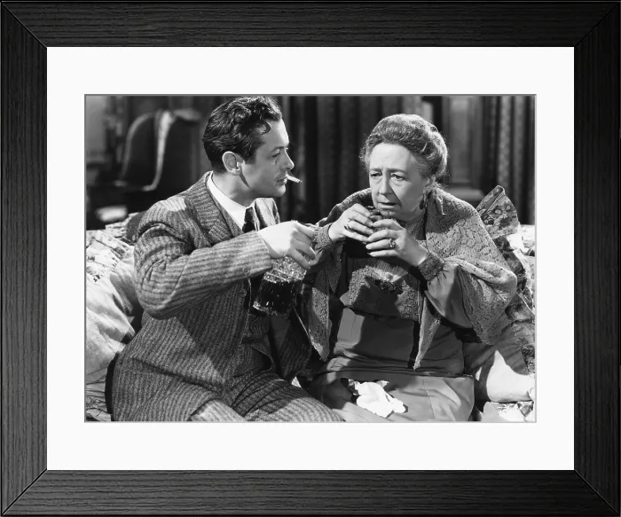 Framed Print : NIGHT MUST FALL, Robert Montgomery, Dame May Whitty, 1937 Framed Print : NIGHT MUST FALL, Robert Montgomery, Dame May Whitty, 1937