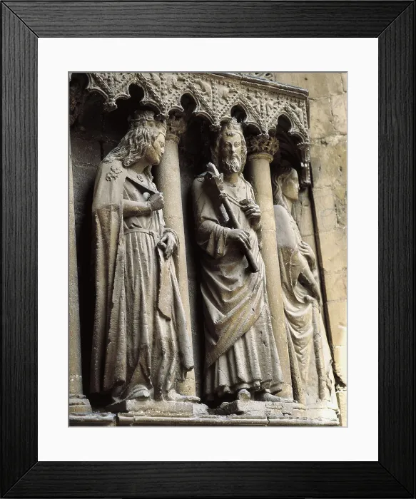 Framed Print : SPAIN. Burgo de Osma-Ciudad de Osma. St. Mary of the Assumption's Cathedral
