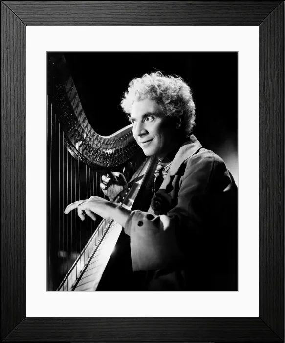 Framed Print : A NIGHT IN CASABLANCA, Harpo Marx, 1946 Framed Print : A NIGHT IN CASABLANCA, Harpo Marx, 1946