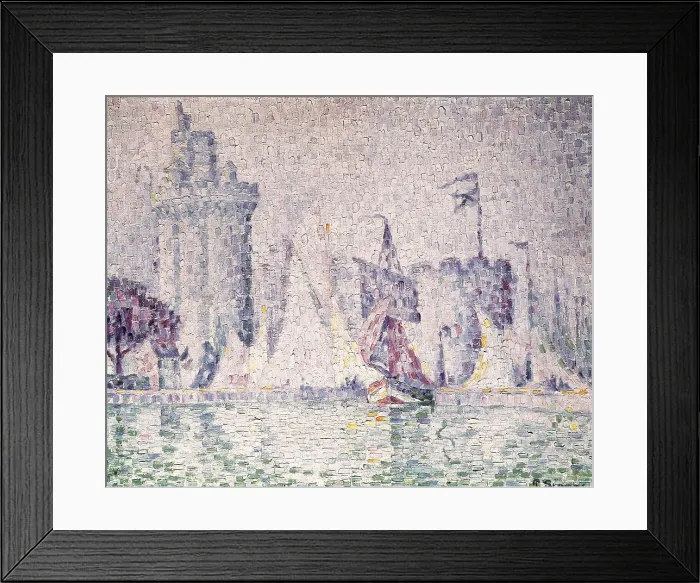Framed Print : SIGNACPaul (1863-1935). Port of La Rochelle. Pointillism. Oil on canvas. FRANCE. Nancy. Fine Arts Museum. AISA / Everett Collection (89261)**US SALES ONLY** Framed Print : SIGNACPaul (1863-1935). Port of La Rochelle. Pointillism. Oil on canvas. FRANCE. Nancy. Fine Arts Museum. AISA / Everett Collection (89261)**US SALES ONLY**
