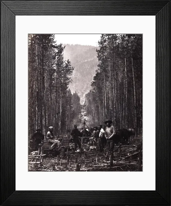Framed Print : Cutting the boundary line Framed Print : Cutting the boundary line