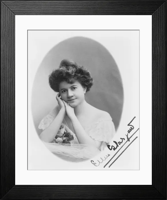 Framed Print : Ellen Glasgow (1873-1945) American southern novelist created realistic characters and was awarded the Pulitzer Prize in 1941. 1905 portrait photo Framed Print : Ellen Glasgow (1873-1945) American southern novelist created realistic characters and was awarded the Pulitzer Prize in 1941. 1905 portrait photo