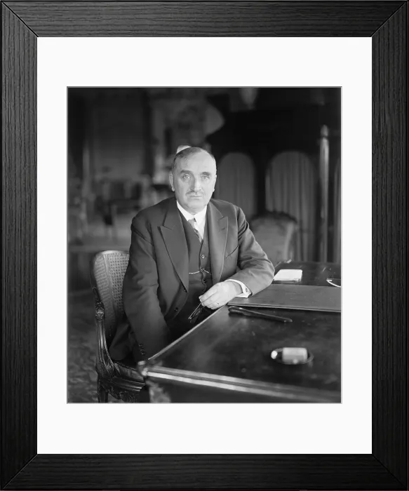 Framed Print : Paul Claudel (1868-1955), French essayist, poet, and playwright of inspirational Christian themes