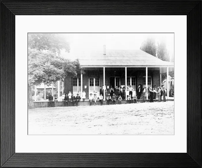 Framed Print : Boise County Courthouse, Idaho City, Idaho. ca. 1900