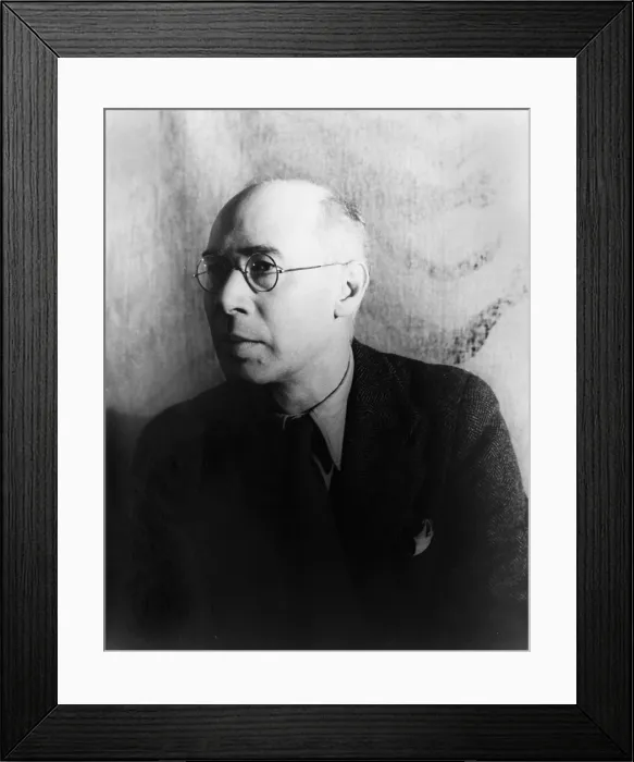 Framed Print : Henry Miller (1891-1980), American writer, in a 1940 portrait by Carl Van Vechten