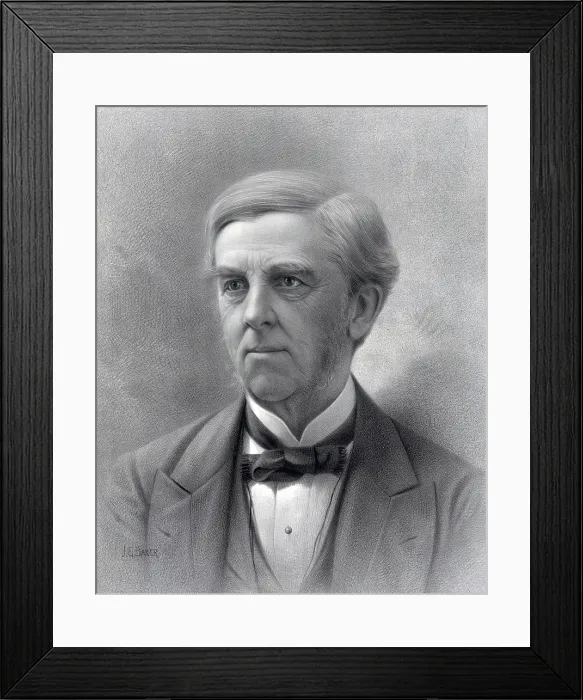 Framed Print : Oliver Wendell Holmes Sr.(1809-94) was an influential American writer and poet. His poem, 'Old Ironsides, ' prevented the destruction of the U.S.S. Constitution Framed Print : Oliver Wendell Holmes Sr.(1809-94) was an influential American writer and poet. His poem, 'Old Ironsides, ' prevented the destruction of the U.S.S. Constitution