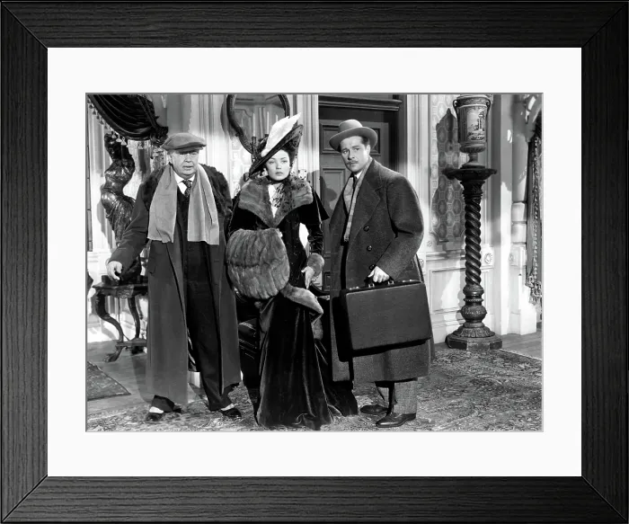 Framed Print : HEAVEN CAN WAIT, Charles Coburn, Gene Tierney, Don Ameche, 1943, TM and Copyright 20th Century Fox Film Corp. All rights reserved