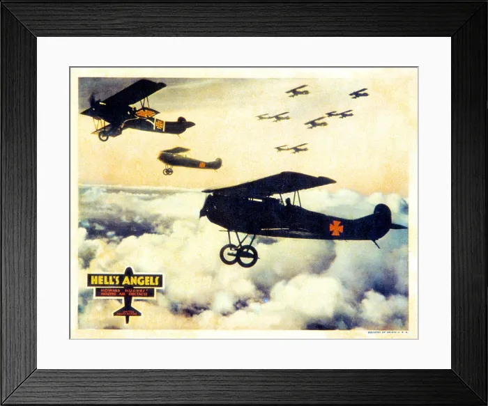 Framed Print : HELL'S ANGELS, HELL'S ANGELS US 1930 Date 1930, Photo by: Mary Evans / THE CADDO COMPANY / Ronald Grant / Everett Collection(10382574)**US SALES ONLY** Framed Print : HELL'S ANGELS, HELL'S ANGELS US 1930 Date 1930, Photo by: Mary Evans / THE CADDO COMPANY / Ronald Grant / Everett Collection(10382574)**US SALES ONLY**