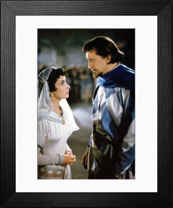Framed Print : IVANHOE, IVANHOE US  /  BR 1952 ELIZABETH TAYLOR GEORGE SANDERS Date 1952, Photo by: Mary Evans / MGM / Ronald Grant / Everett Collection(10372306)**US SALES ONLY**