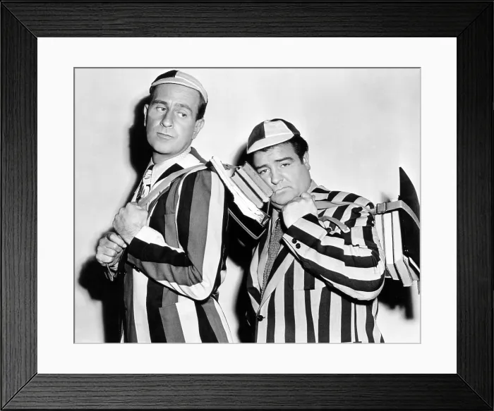 Framed Print : HERE COME THE CO-EDS, Bud Abbott, Lou Costello, 1945 Framed Print : HERE COME THE CO-EDS, Bud Abbott, Lou Costello, 1945