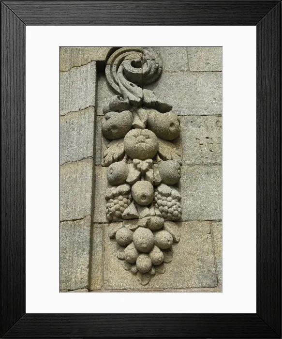 Framed Print : SPAIN. Santiago de Compostela. Casa de la Parra (Vine House). Detail. - Rafa Perez / Iberfoto / Everett Collection (215925)**US SALES ONLY** Framed Print : SPAIN. Santiago de Compostela. Casa de la Parra (Vine House). Detail. - Rafa Perez / Iberfoto / Everett Collection (215925)**US SALES ONLY**