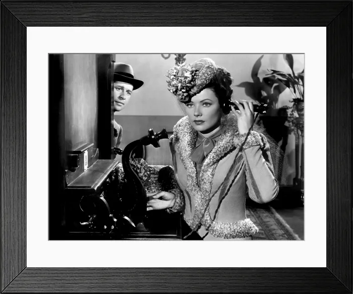 Framed Print : HEAVEN CAN WAIT, Don Ameche, Gene Tierney, 1943. TM and Copyright 20th Century Fox Film Corp. All rights reserved. Courtesy: Everett Collection