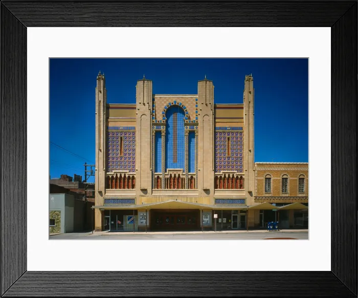 Framed Print : Movie Theaters, Missouri Theater Building, constructed in 1927, 713-715 Edmond Street, Saint Joseph, Missouri, circa 1970s Framed Print : Movie Theaters, Missouri Theater Building, constructed in 1927, 713-715 Edmond Street, Saint Joseph, Missouri, circa 1970s
