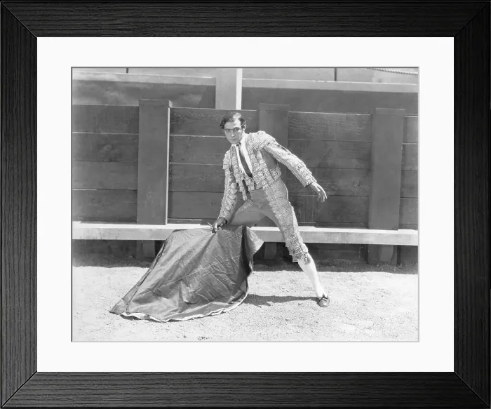 Framed Print : BLOOD AND SAND, Rudolph Valentino, 1922 Framed Print : BLOOD AND SAND, Rudolph Valentino, 1922