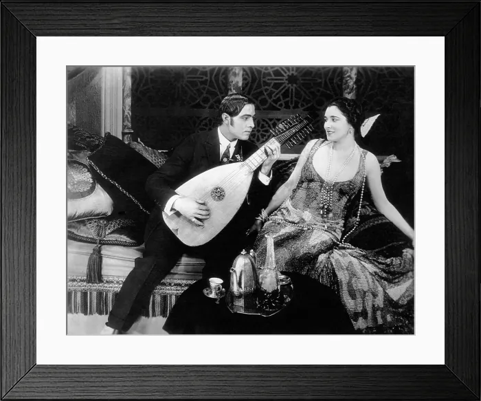 Framed Print : BLOOD AND SAND, Rudolph Valentino, Nita Naldi, 1922 Framed Print : BLOOD AND SAND, Rudolph Valentino, Nita Naldi, 1922