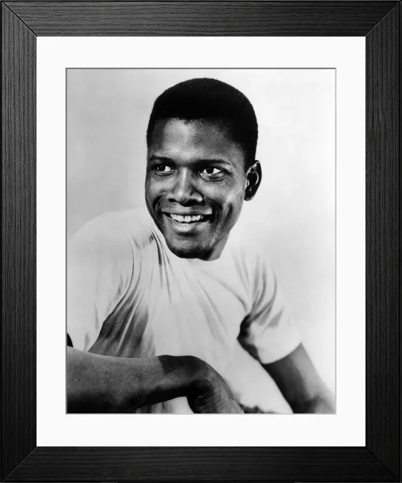 Framed Print : BLACKBOARD JUNGLE, Sidney Poitier, 1955 Framed Print : BLACKBOARD JUNGLE, Sidney Poitier, 1955