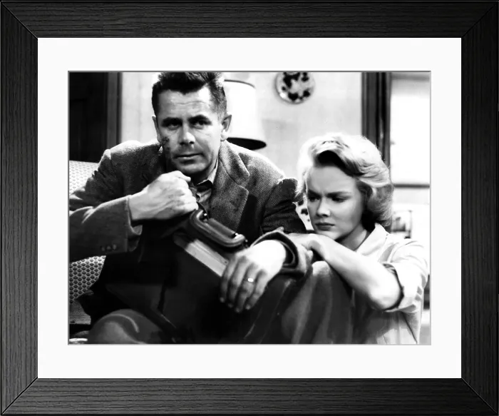 Framed Print : BLACKBOARD JUNGLE, Glenn Ford, Anne Francis, 1955 Framed Print : BLACKBOARD JUNGLE, Glenn Ford, Anne Francis, 1955