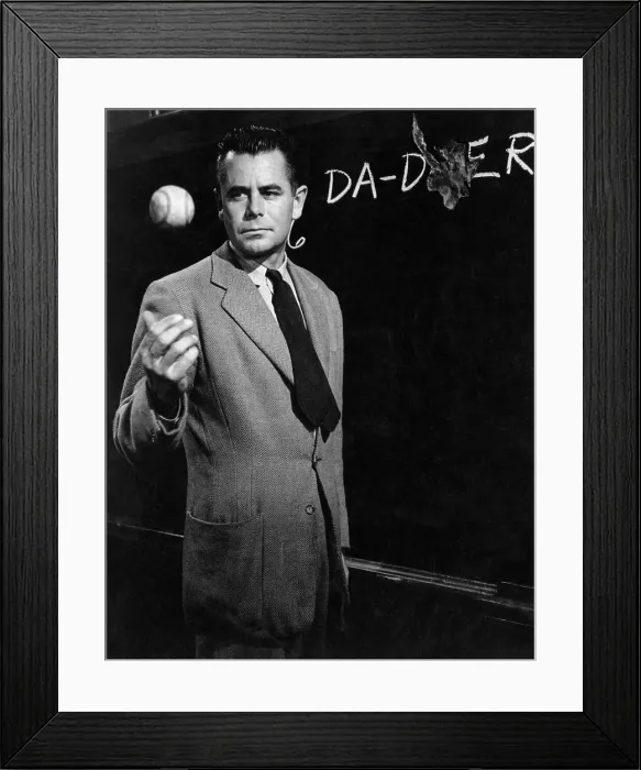 Framed Print : BLACKBOARD JUNGLE, Glenn Ford, 1955