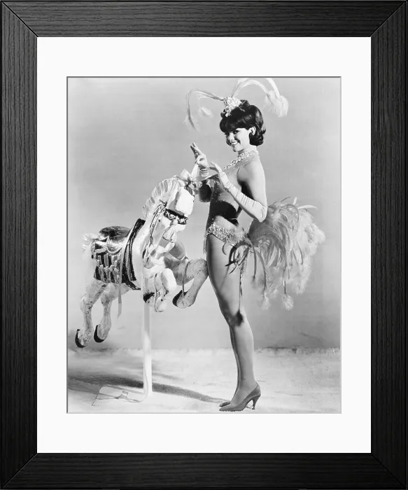 Framed Print : BLINDFOLD, Claudia Cardinale, 1965