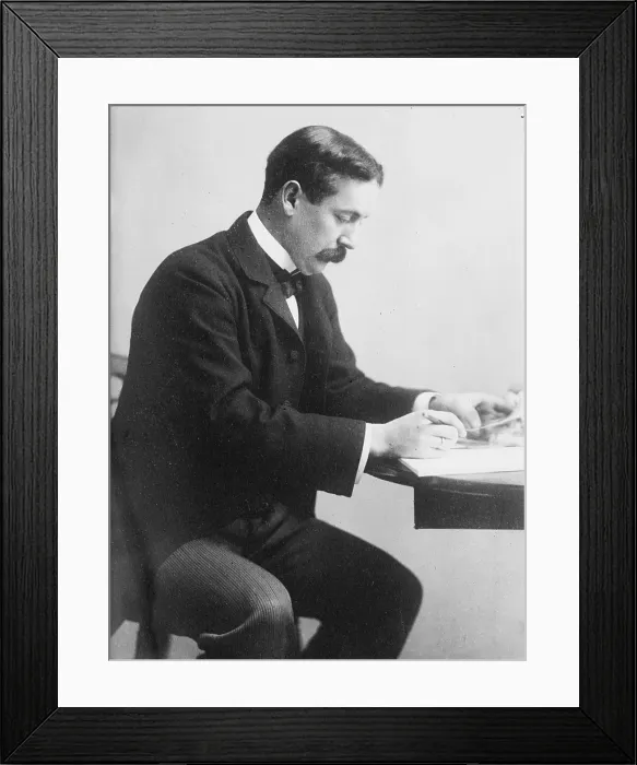 Framed Print : Horatio Parker (1863-1919) American composer of the Boston School. Ca. 1900 Framed Print : Horatio Parker (1863-1919) American composer of the Boston School. Ca. 1900