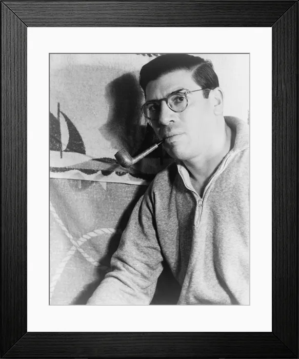 Framed Print : Paul Gallico (1987-1976), American fiction writer and author of 'The Poseidon Adventure, ' on which several motion pictures were based. 1937