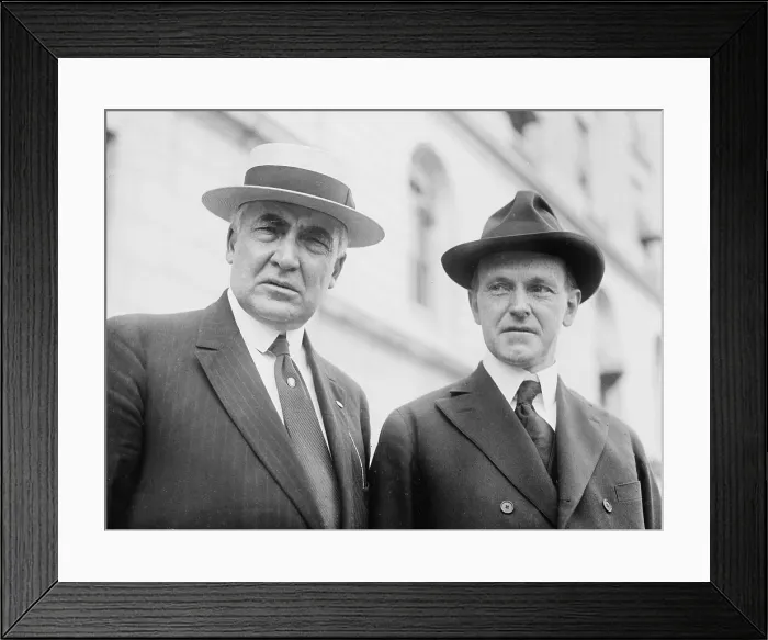 Framed Print : President Warren Harding (1865-1923)