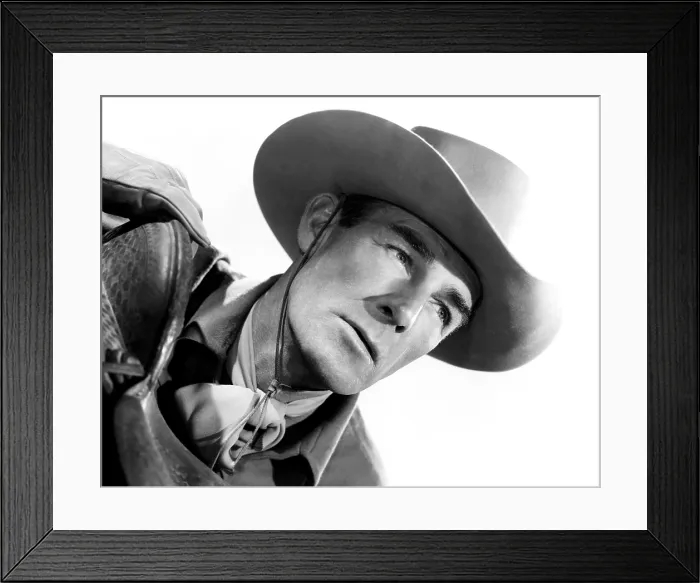 Framed Print : GUNFIGHTERS, Randolph Scott, 1947
