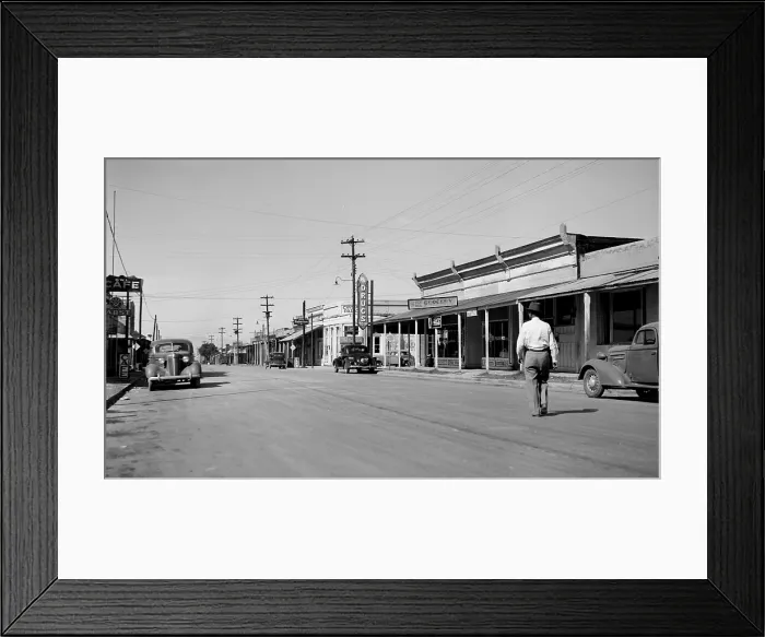 Framed Print : View looking West on Alien Street, Tombstone, Arizona, photograph by Frederick D. Nichols, circa 1937 Framed Print : View looking West on Alien Street, Tombstone, Arizona, photograph by Frederick D. Nichols, circa 1937