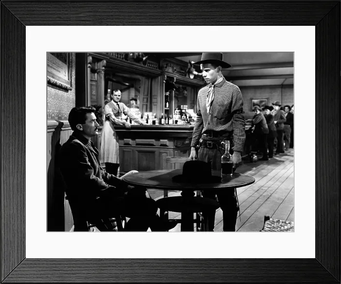 Framed Print : THE GUNFIGHTER, Gregory Peck, Karl Malden, Skip Homeier, 1950, TM & copyright (c) 20th Century Fox Film Corp. All rights reserved Framed Print : THE GUNFIGHTER, Gregory Peck, Karl Malden, Skip Homeier, 1950, TM & copyright (c) 20th Century Fox Film Corp. All rights reserved