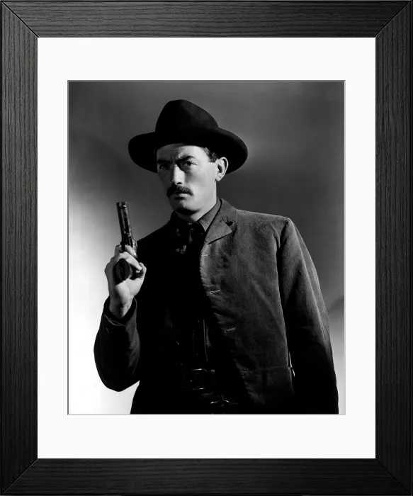 Framed Print : THE GUNFIGHTER, Gregory Peck, 1950, TM & Copyright (c) 20th Century Fox Film Corp. All rights reserved