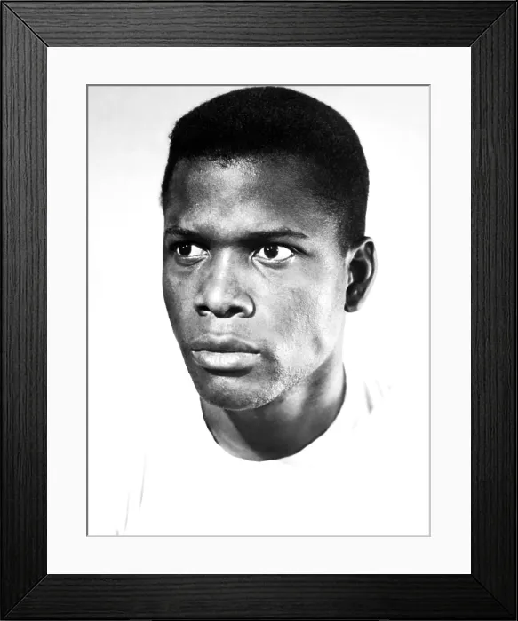 Framed Print : BLACKBOARD JUNGLE, Sidney Poitier, 1955